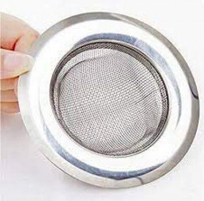 Stainless Steel Sink Strainer Kitchen Drain Basin Basket Filter Stopper Drainer/Jali (4-inch/10 cm) (1)