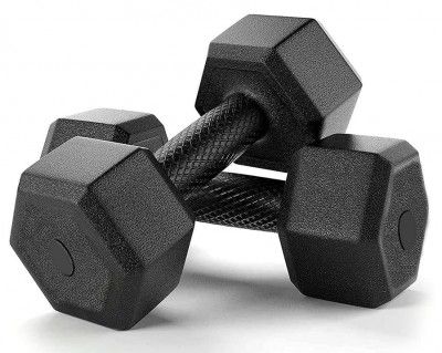 Star X Hexa PVC 5KG Dumbbell Set