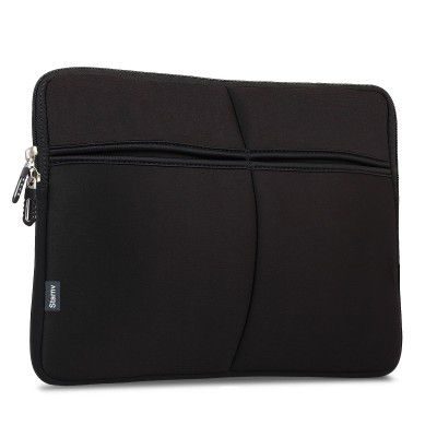 Starnv Black 15.6 Inch Fashionable Dust Proof Neoprene Fabric Simple Wrinkle Free 019 Laptop Sleeve/Cover