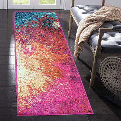 Status Contract Rugs for Living Room |(22"x55") 3D Printed Carpet for Living Room Decor|Anti Skid Backing Home Essentials| (Vintage 409)