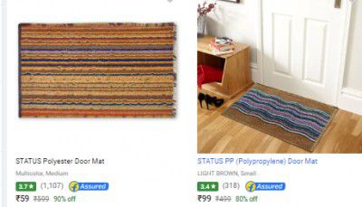 Status Mats Door Mat Upto 90% Off