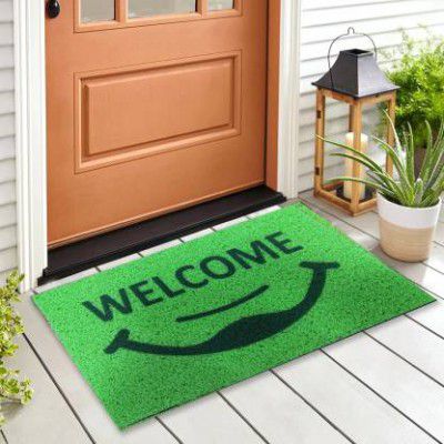 STATUS PVC (Polyvinyl Chloride) Door Mat  (Welcome, Medium)