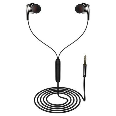 Staunch Star 300 Wired in Ear Bass Earphones,Electro Plated Earbuds,Glossy Finish 3.5mm Jack with Inbuilt Mic