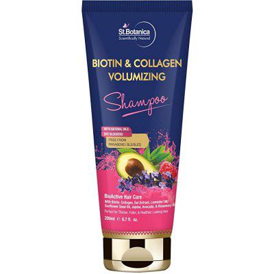 StBotanica Biotin & Collagen Volumizing Hair Shampoo - 200ml 