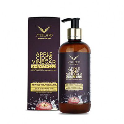 Steelbird Hair Care Apple Cider Vinegar Shampoo (Steelbird Apple Cider Vinegar Shampoo-300ml)