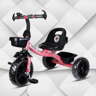 Stepupp Grow stp g pink kids tricycle,baby tricycle,tricycle-001 Tricycle  (Pink, Black)