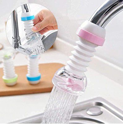 Stewit 360 Degree Rotating Water Faucet Aerator Splash-Proof Filter/Anti-Splash Expandable Head Nozzle/Bathroom Tap Adjustable Sprinkler/tap Shower/Water Saving Device Faucet