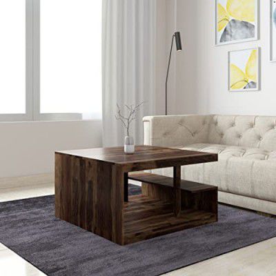 Amazon Brand - Stone & Beam Esterna Solid Sheesham Wood Coffee Table (Walnut Finish)