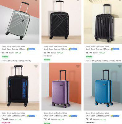 Stony Brook By Nasher Miles Suitcases Starts @₹996