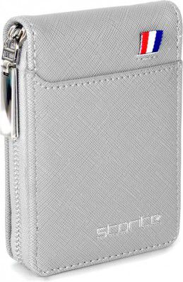 STORITE  Men & Women Casual, Formal, Travel, Trendy Grey Artificial Leather Card Holder  (9 Card Slots)