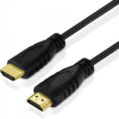 STORITE TV-out Cable Gold Plated High Speed HDMI Male to Male Cable (Black, For TV, 1.2 m)