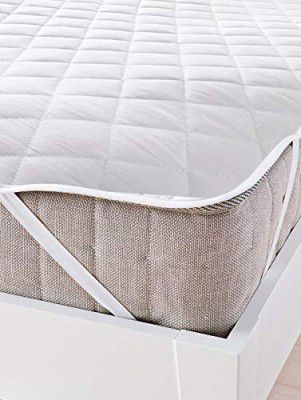 Story@Home Micro Fibre Water Resistant and Dust Proof Mattress Guard Protector (White, 78 X 60 Inches, Queen Size)