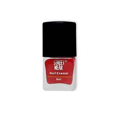 Street Wear Nail Enamel, Krazy Red, 8ml