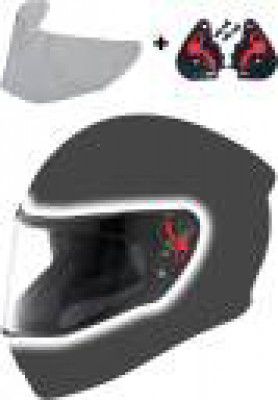 STUDDS Visor and Visor Fitting set for Thunder all models and Drifter all models Motorbike Helmet  (Clear Visor + Visor Fitting)