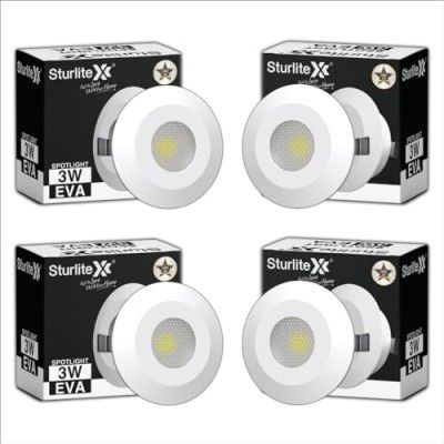 Sturlite Eva 3W LED Spotlight| 3000K Warm White Color Temperature