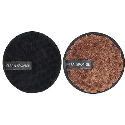 SUAKE Reusable Makeup Remover Pads - Gentle & Effective (Multicolor Pack of 2)