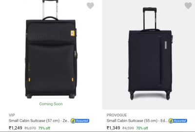 Suitcases Upto 85% Off