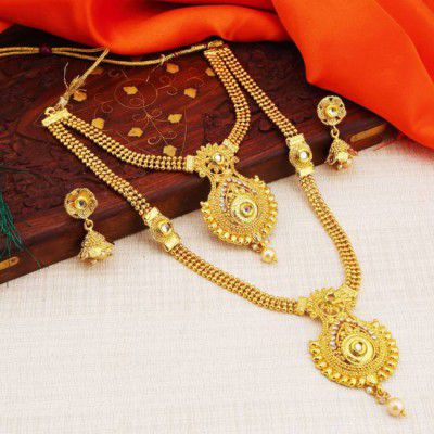 Sukkhi  Alloy Gold-plated Gold Jewel Set (Pack of 1)