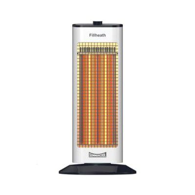 SUMMERCOOL Heat Pillar 1500W Room Heater | safety mesh grill | quick heating | rust-free metal grill front | Lightweight for easy portability | placed vertically