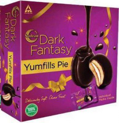 Sunfeast DARK FANTASY YUMFILLS PIE Cookie Cake (253 g)