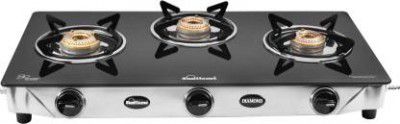 Sunflame bySunflame Toughened Top Glass Manual Gas Stove 