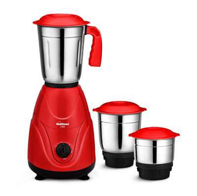 Sunflame UNO Mixer Grinder 3 Jar (RED)