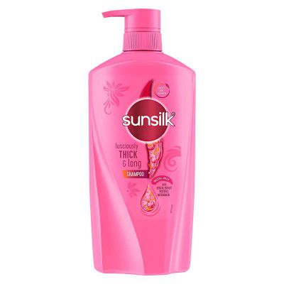 Sunsilk Lusciously Thick & Long Shampoo 650 ml, With Keratin, Yoghut Protein and Macadamia Oil