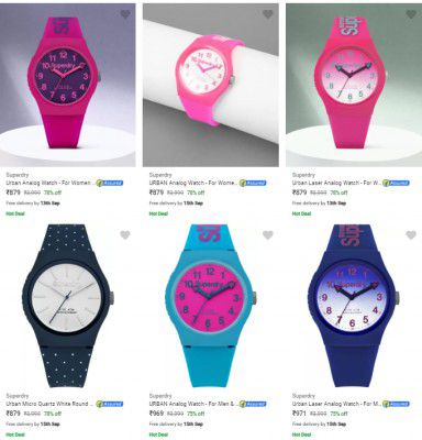 Superdry Wrist Watches Upto 75 Off Dealsmagnet