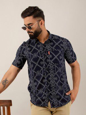 SURHI Ethnic Motifs Printed Smart Fit Casual Shirt