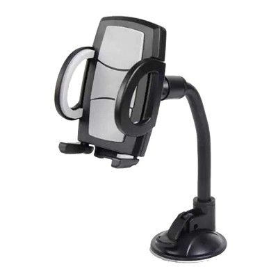 Suzec Universal 19HD Windshield Mount Shock Resistant Car Mobile Holder (Black)