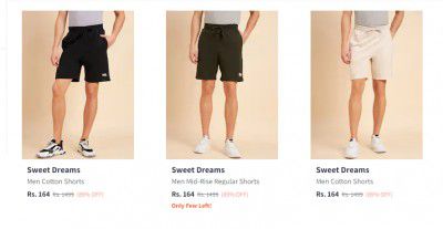 Sweet Dreams Shorts at Flat 89% off