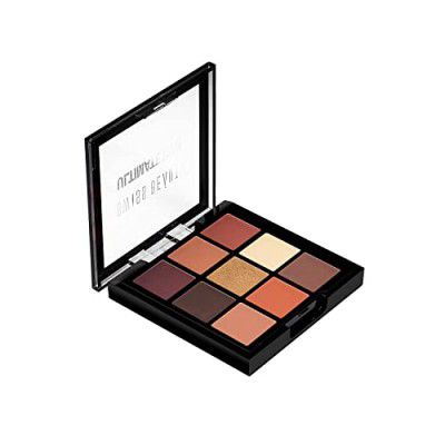 Swiss Beauty Ultimate 9 Pigmented Colors Eyeshadow Palette Long Wearing And Easily Blendable Eye Makeup Palette Matte, Shimmery And Metallic Finish - Multicolor-04, 6G