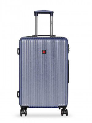 SWISS BRAND RIGA Range Grey Color Hard Medium Luggage