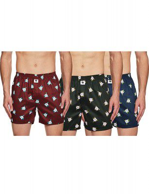 Symbol Men's Regular Printed Boxers Shorts