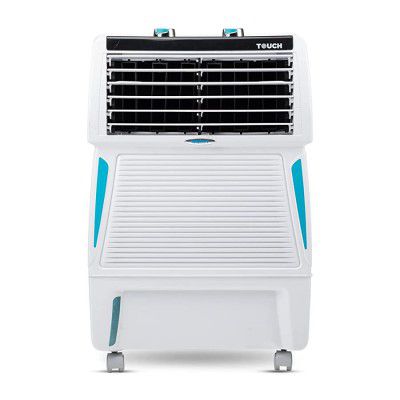 Symphony Touch 20 Personal Air Cooler with Honeycomb Pads (20L, White)