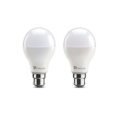 SYSKA B22 15-Watt Led Bulb (Pack of 2, Cool Day Light)