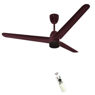 Syska EFFECTA SFR1500-5 Star BLDC Rated BEE Certified Energy Efficient 30 Watt High Speed Fan 1200MM with Remote Control (BROWN)