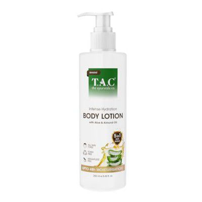 T.A.C Intense Hydration Body Lotion with Aloe & Almond Oil for Dry Skin & Moisturization - Suitable for Women & Men - All Skin Types 250ml