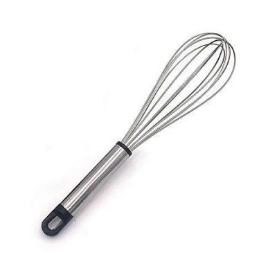 T TOPLINE Stainless Steel Utility Whisk, Dishwasher Safe Mixing Balloon Whisk Mixer for Cooking, Blending, Whisking, Beating, Stirring, 9-Wire Milk and Egg Beater Blender Wisk with Hanging Hook