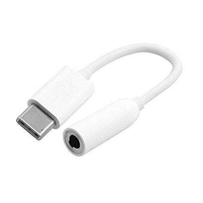 TAAR TAARC2AUX Type C to 3.5 mm Headphone Jack Cable Adapter - 0.65 Feet (0.2 Meters) - (White)