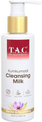 TAC - The Ayurveda Co. Cleansing Milk for Smooth, Soft & Clear Skin, Makeup Remover  (100 ml)