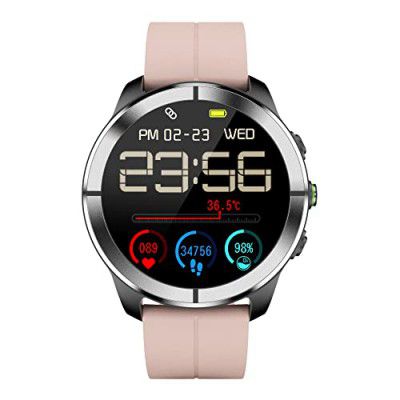 TAGG Kronos II Smartwatch with 1.32" Large Crystal HD Display (Pink)