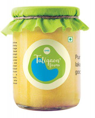 Talegaon Farms Pure Cow Ghee, Made Traditionally, Premium Artisanal Ghee - 500 ml (Pack of 1)