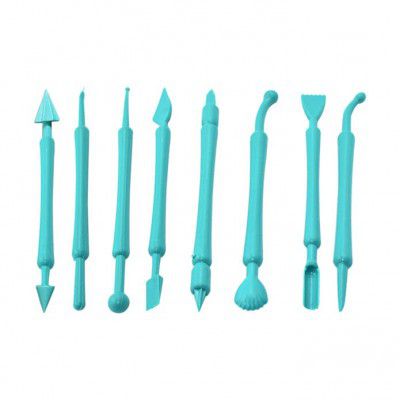 Tanzania Fondant Cake Decor Flower Sugar Craft Modelling Tools Clay Mould (8PC-Set)