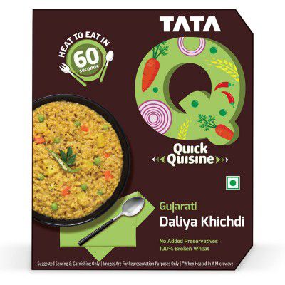 Tata Q Ready to Eat Gujarati Veg Daliya Khichdi - 280g