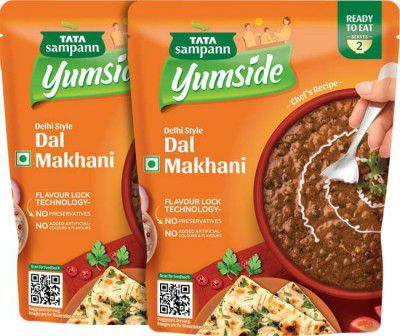 Tata Sampann Yumside Delhi Style Dal Makhani, No Artificial Colour & Flavour, Ready To Eat Meal 570 g