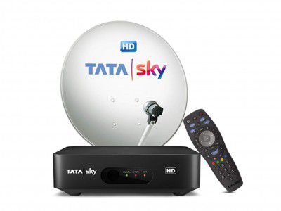 TATA SKY HD Connection with 1 month basic package and free installation