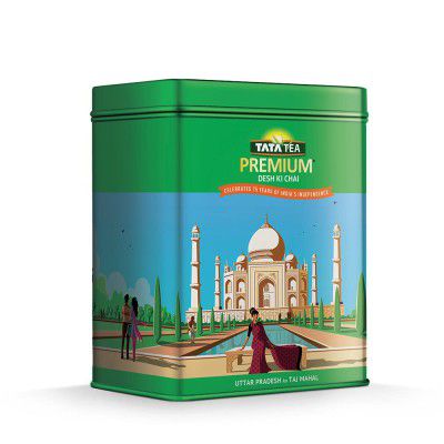 Tata Tea Premium -Desh ka Garv Collectible Tin Pack | Celebrating 75 years of India’s Independence | Black Tea | 250g