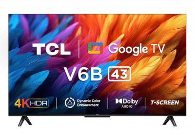 TCL  43"  43V6B 4K Ultra HD Smart LED Google TV