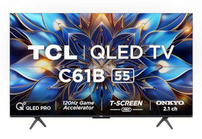 [Extra ₹4250OFF] TCL (55") 4K Ultra HD Smart QLED Google TV 55C61B